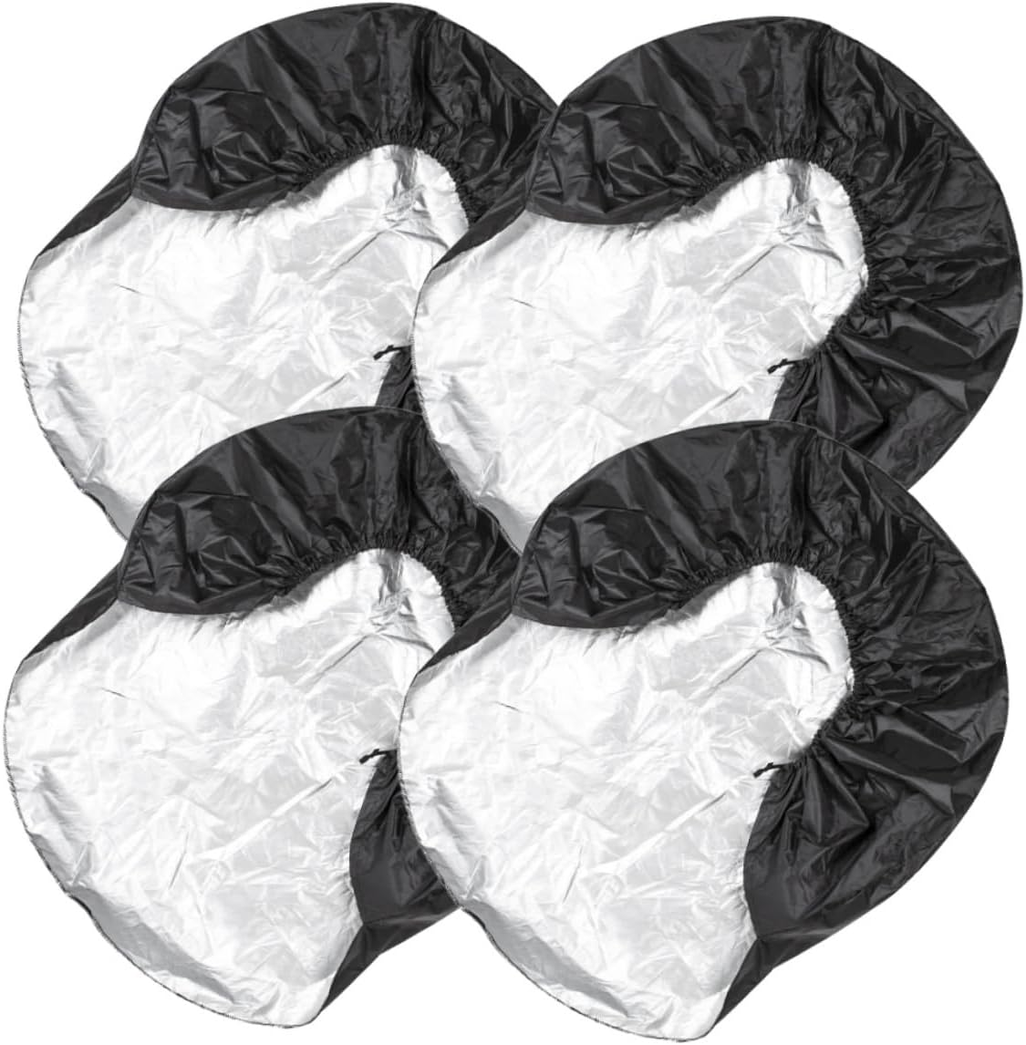 MAGICLULU 4Pcs Universal Rv Spare Tire Covers S Size 27-29In (73Cm Diameter) Waterproof Uv Protection Dustproof Trailer Wheel Covers for Travel Trailers and Campers image number 4