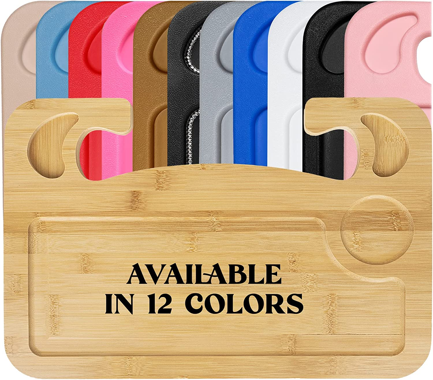 Lebogner Auto Steering Wheel Desk, Laptop, Tablet, Ipad or Notebook Car Travel Table, Food Eating Hook on Steering Wheel Tray, for Constant Travelers, Fits Most Vehicles Steering Wheels