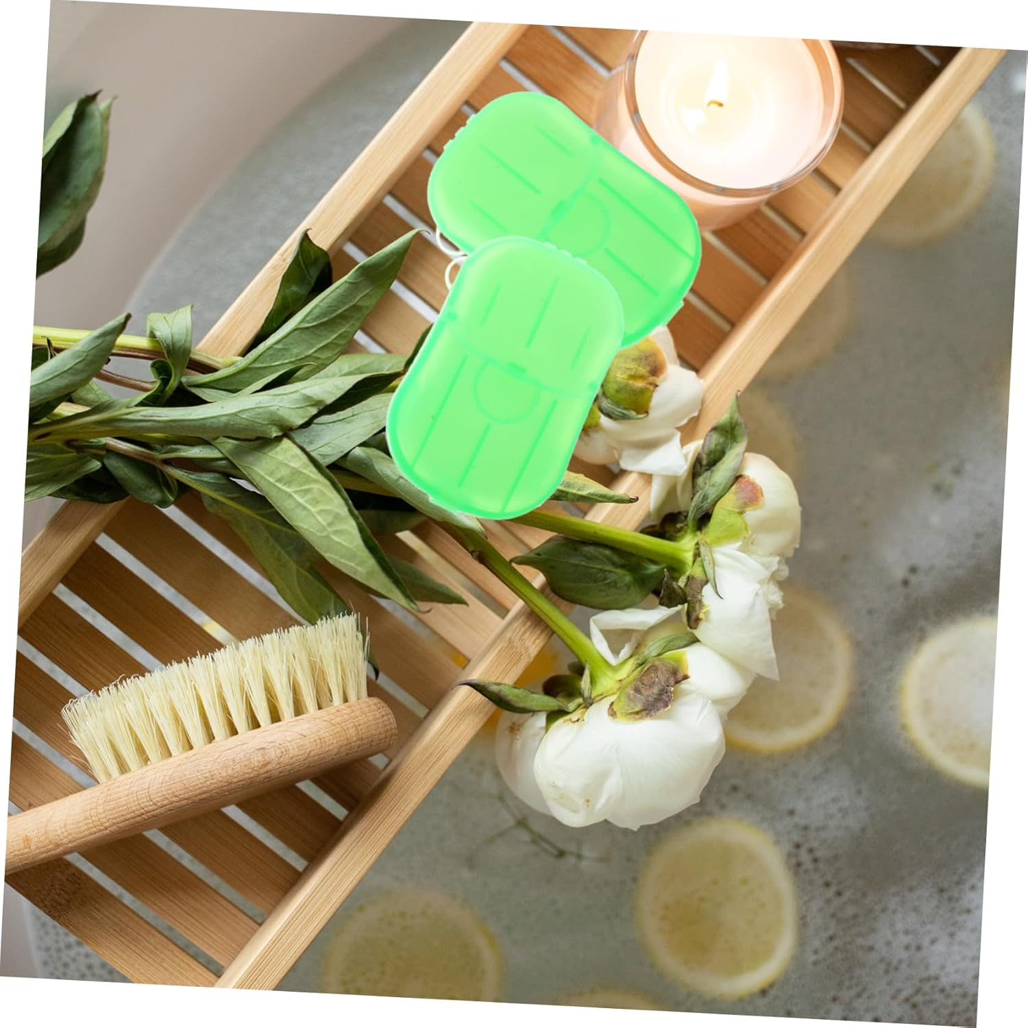 BESTOYARD Travel Soap Paper Sheets Portable Camping Accessories Disposable Soap for Hiking Outdoor and Camping image number 4