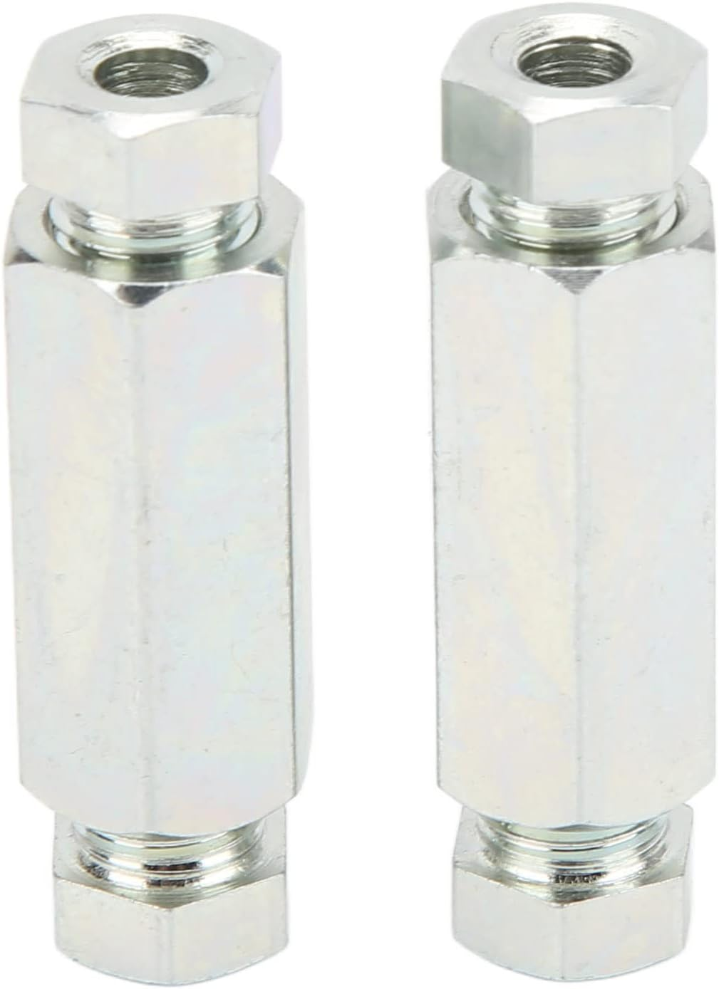 Brake Pipe Fitting Union, 2Pcs/Set 3/8In UNF Unions Female Male Brake Tube Joiners Antirust for Auto image number 6