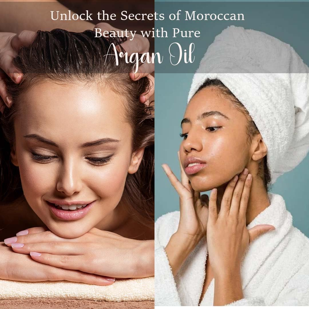 Mi Nature Argan Oil | No Mineral Oil & Silicones | Light & Non-Sticky Oil | for Dry Hair & Skin | Frizz-Free | No Artificial Colours, Flavor, Additives or Preservatives | Vegan, | 100Ml (3.38 Fl Oz) image number 1