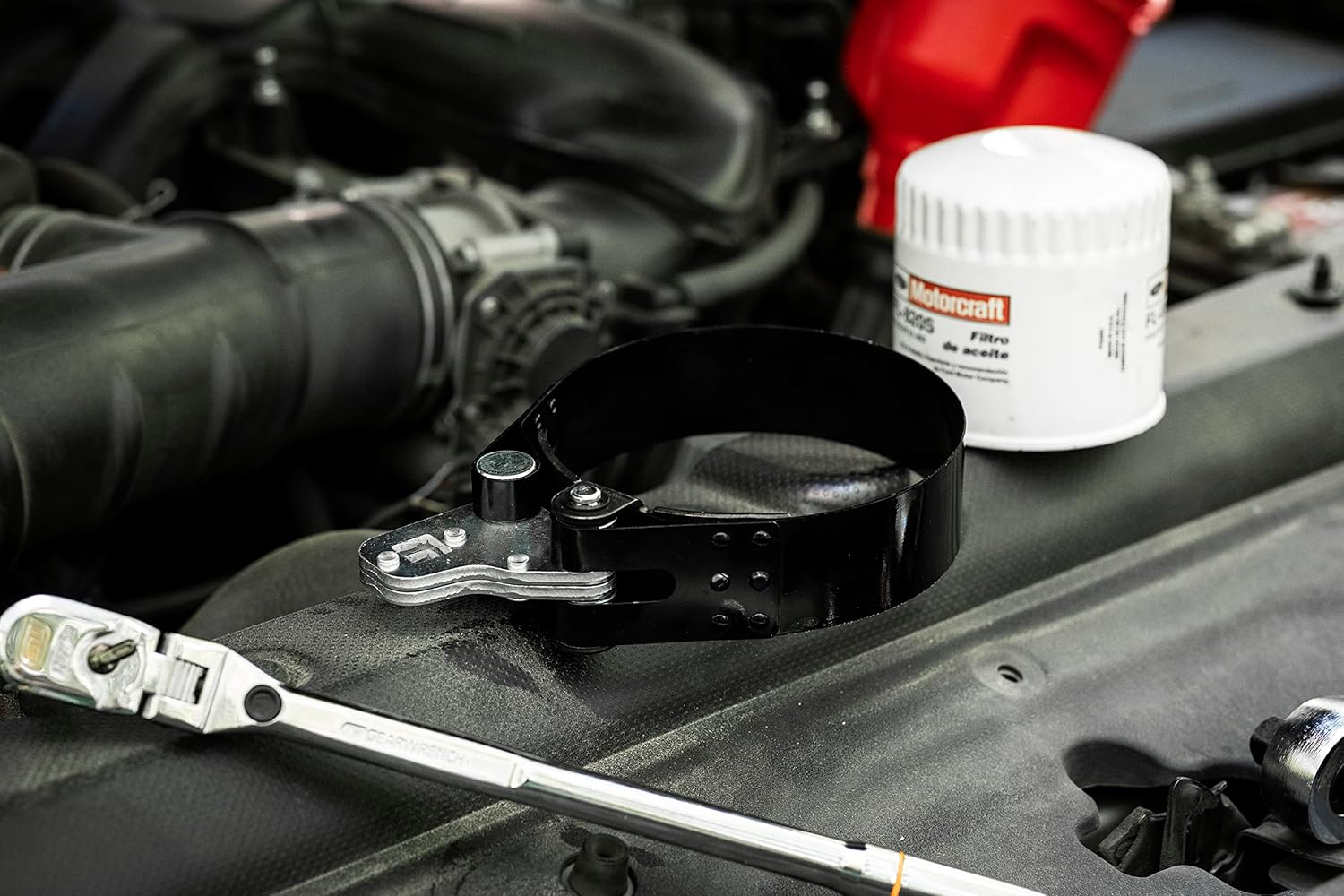 GEARWRENCH Heavy-Duty Oil Filter Wrench 4-1/2" to 5-1/4" - 2321 image number 1