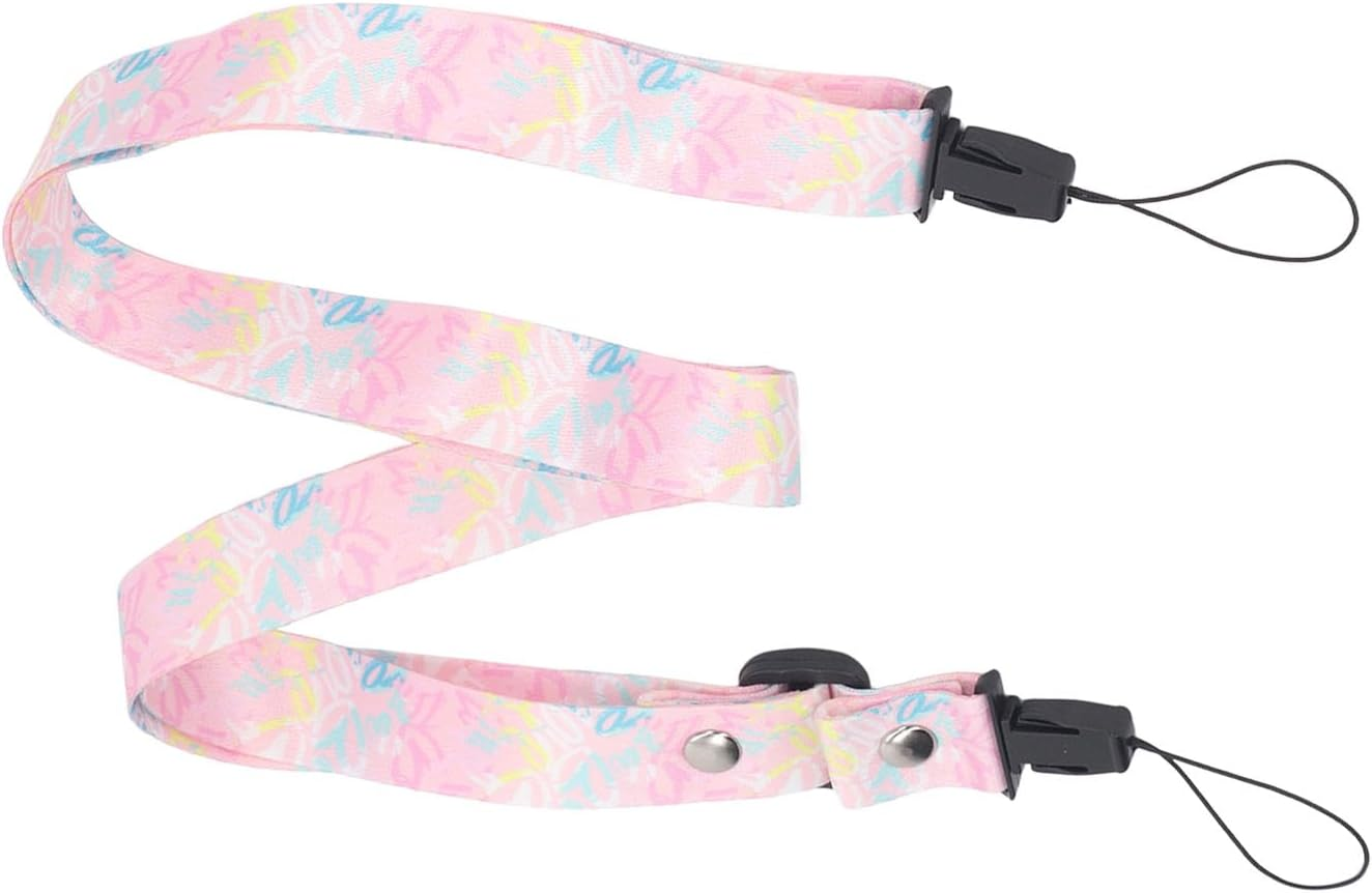 Camera Neck Shoulder Strap, Camera Strap Durable Comfortable for Professional Cameras (Pink Graffiti) image number 1