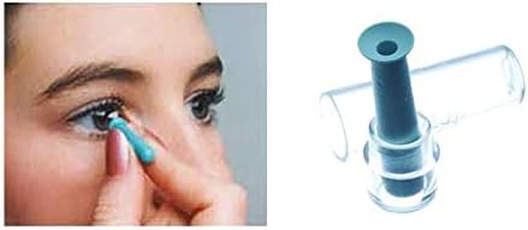 DMV Classic Vented Hard Contact Lens Remover (Blue, 1 Pack) image number 1