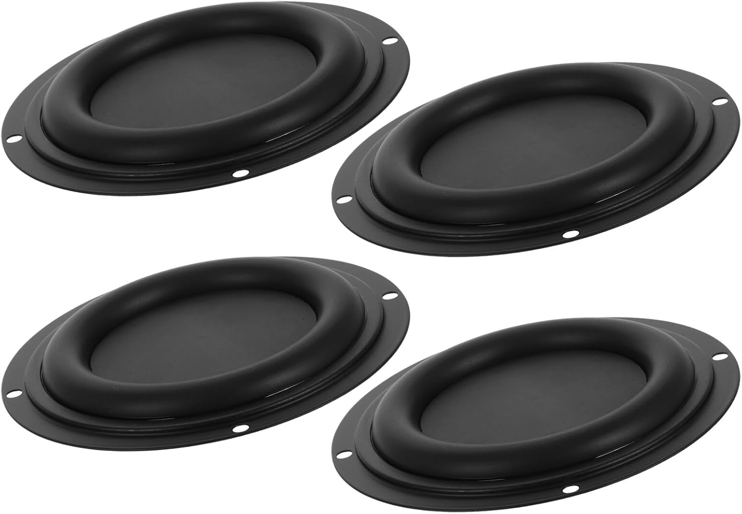 Sewroro 4Pcs Bass Radiator Passive Diaphragm for Car Speaker Replacement Vibration Membrane for Loudspeaker Audio Subwoofer image number 1