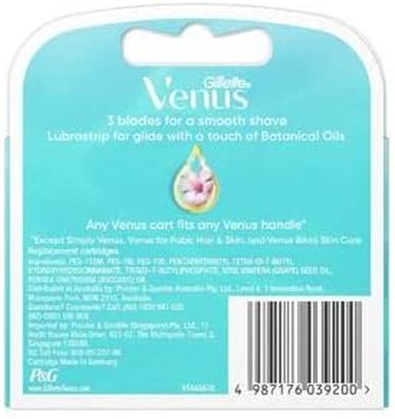 Gillette Venus Smooth Women'S Razor Blade Refills, 8 Count image number 1