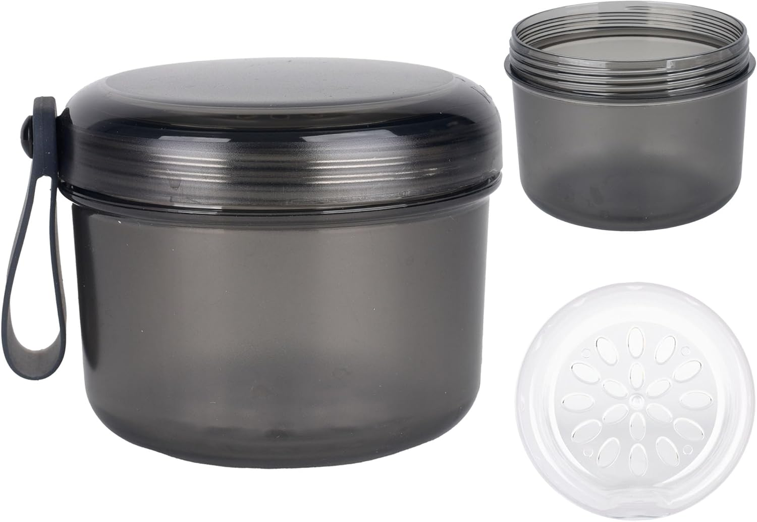 DIDATOOL Denture Bath Case, No-Leak Denture Cup, Large Capacity Denture Box, Portable Storage for All Types of Dentures Orthodontic Appliances, Perfect for Traveling and Daily Use