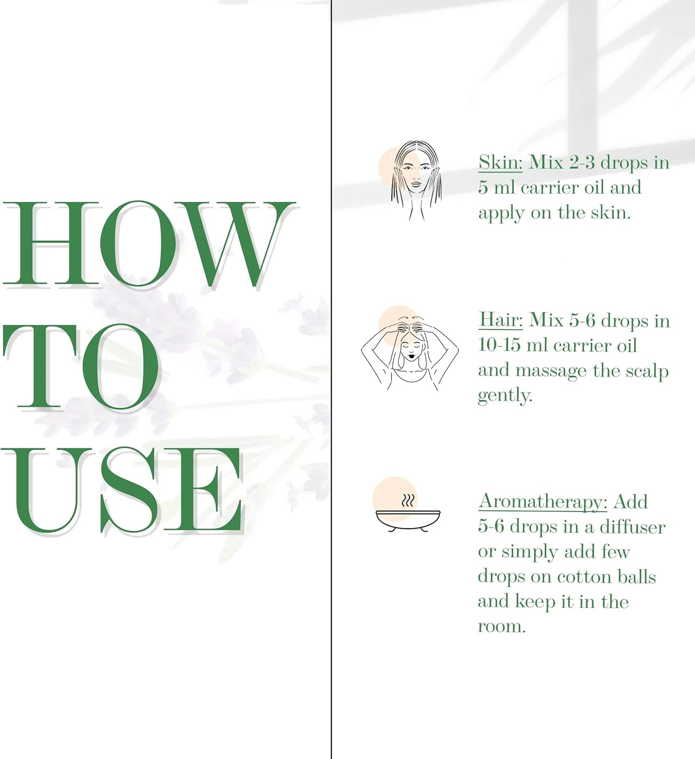 Good Vibes 100% Pure Lavender Essential Oil, 5 Ml Naturally Detoxifies and Rejuvenates Skin, Stimulates Hair Growth, Suitable for All Skin & Hair Types, No Alcohol, Parabens & Sulphates image number 4