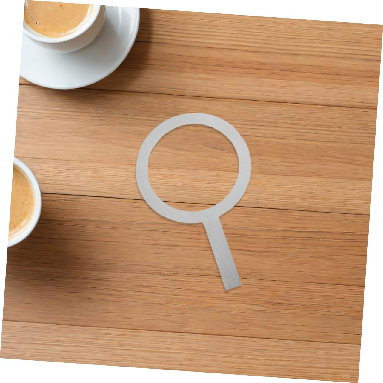 SHINEOFI 4Pcs Stainless Cup Rim Brulee Making Tool for Milk Tea and Espresso Heat Resistant Gasket Cover for Stylish Beverage Presentation Easy to Clean Design image number 3