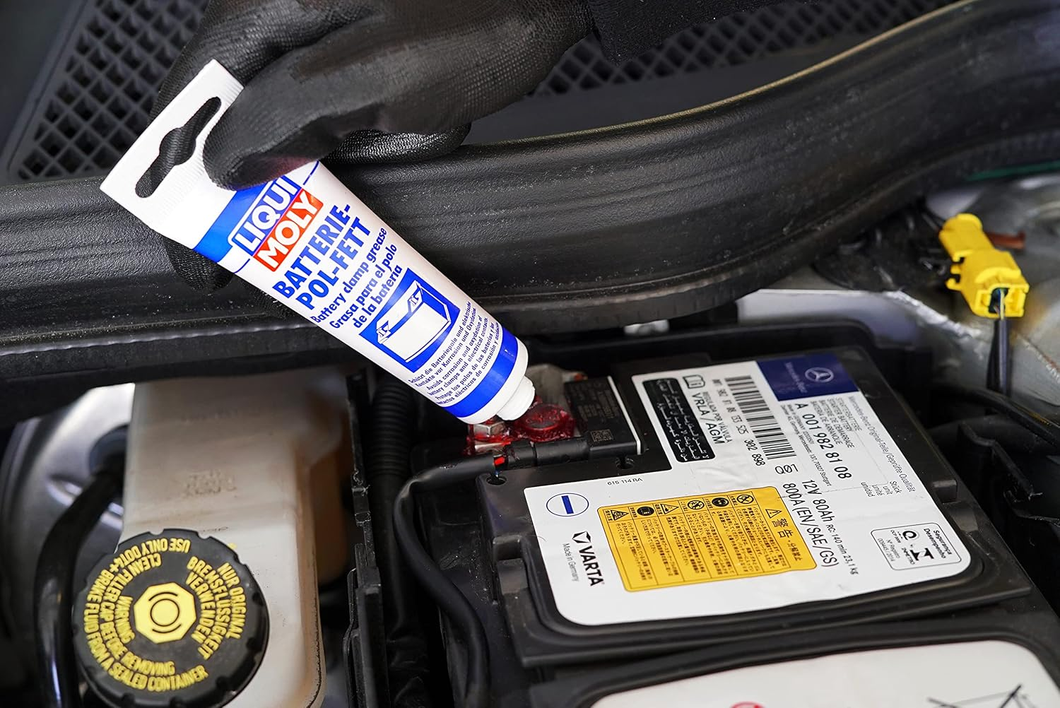 LIQUI MOLY Battery Pole Grease | 50 G | Calcium Grease | Grease | Item No.: 3140