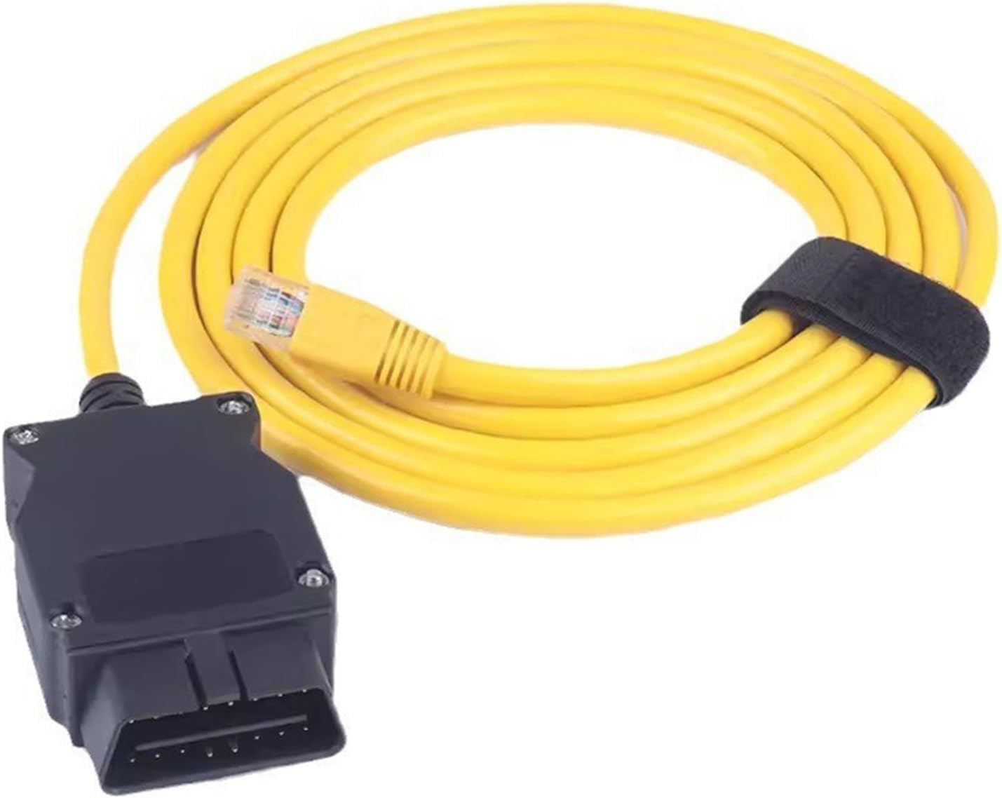ENET OBD Adapter Compatible with BMW F-Series 1/2/3/4/5/6/7/X - 2M Ethernet Cables Diagnostic Tool for Coding & Programming, ENET Cable Interface, Cable OBD Interface Coding Diagnostics Adapter image number 2