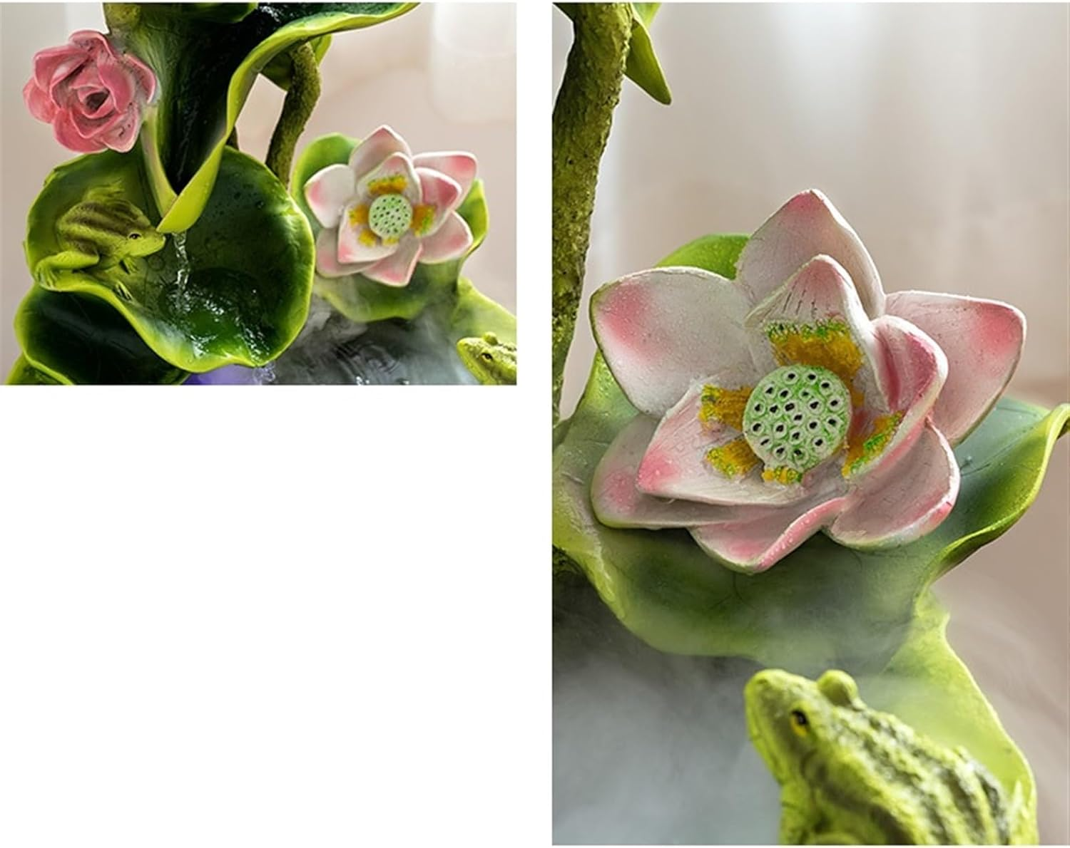 Outdoor Fountain New Chinese Landing Water Fountain, Living Room Courtyard Decoration, Home Accessories, Decorative Lotus image number 1