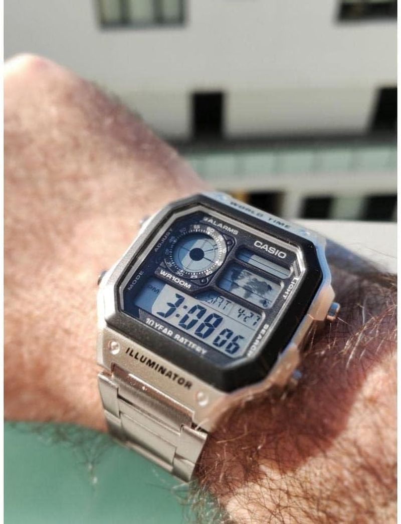 Casio Fashion Quartz Mens Casio Youth Digital AE-1200WHD-1A image number 2