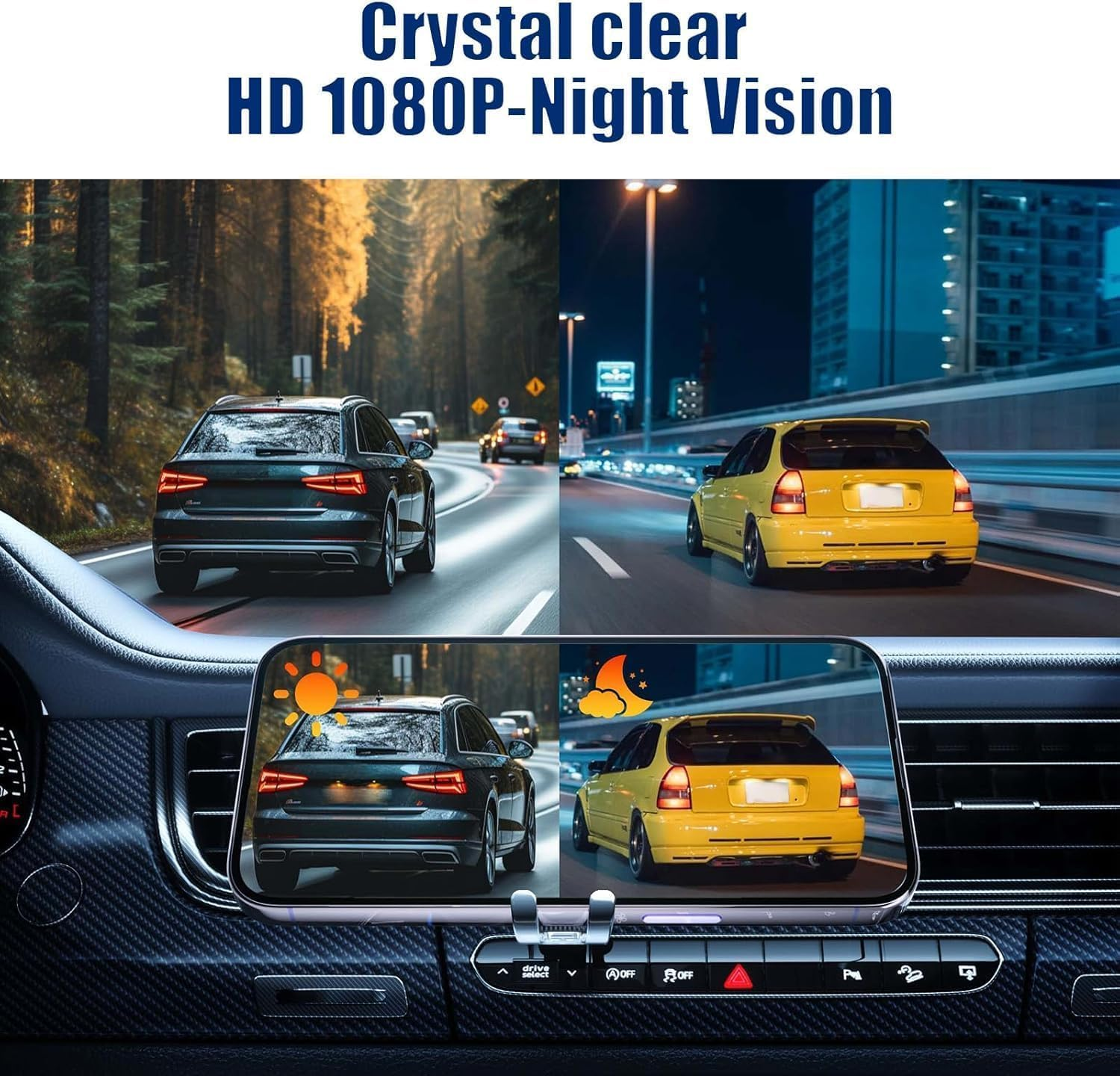 7JI Wifi Magnetic Solar Wireless Backup Camera, Rechargeable 1080P Rear View Camera for Truck RV Trailer Car, DVR Recording Night Vision, IP68 Waterproof, Easy Installation image number 6