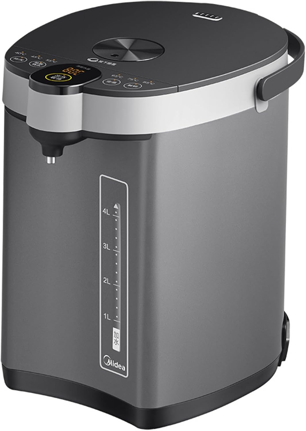 MIDEA Hot Water Dispenser, 5L 316 Stainless Electric Hot Water Dispenser W/Digital Display & Child Lock, Adjustable 6 Temperatures Water Boiler and Warmer for Tea, Coffee and Baby Formula, 1600W image number 4
