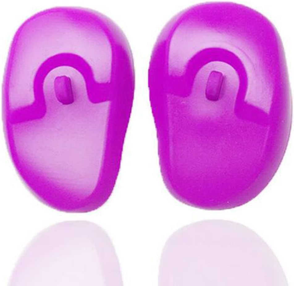3 Pairs Reusable Soft Silicone Professional Ear Cover Earmuffs Protector Waterproof Hairdressing Ear Caps Beauty Tool for Hair Salon Hair Dyeing Baked Oil Etc image number 5