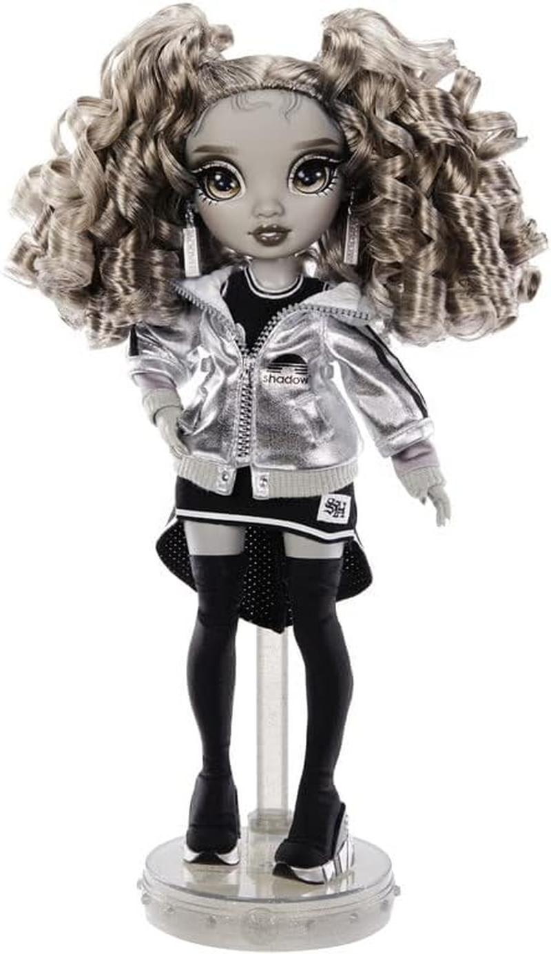 Shadow High Series - Nicole Steel - Fashion Doll in Grey Tones with Curly Hair, Two Designer Outfits and Accessories - Collectable - for Children from 6 Years