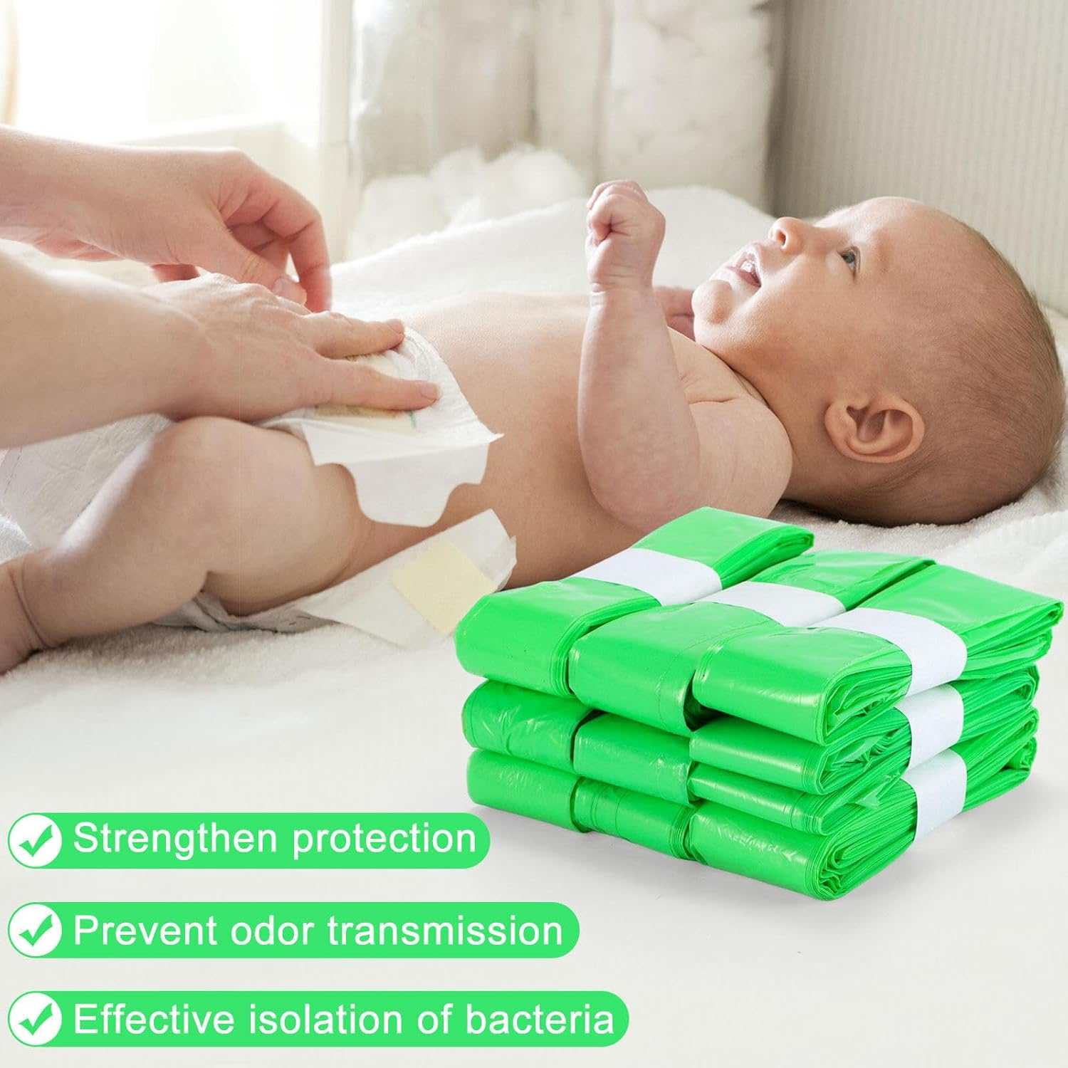 Cat Litter Refill Bags, 4.5 M Litter Genie Refill Bags, Pack of 10 Cat Litter Refill Containers Compatible with Your Genie Litter Refill Container (Without Cartridge) image number 1