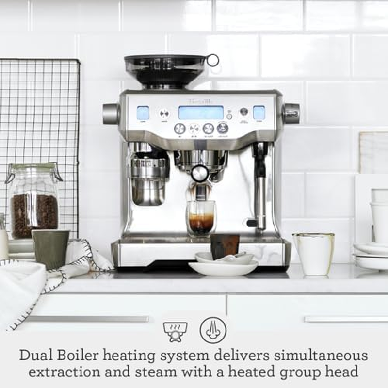 Breville the Oracle Espresso Machine BES980BTR, Black Truffle image number 4