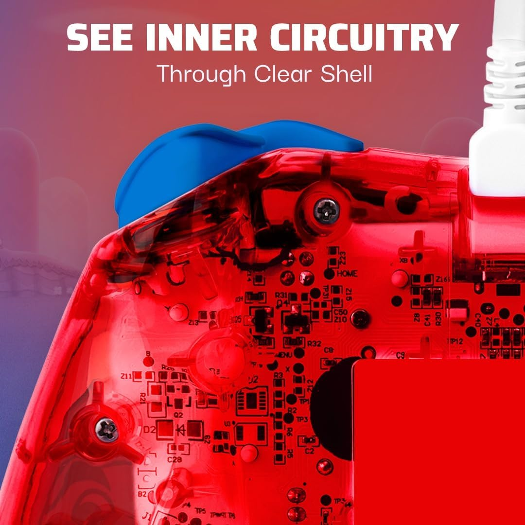 Rock Candy Wired Controller Mario Red - Nintendo Switch image number 5