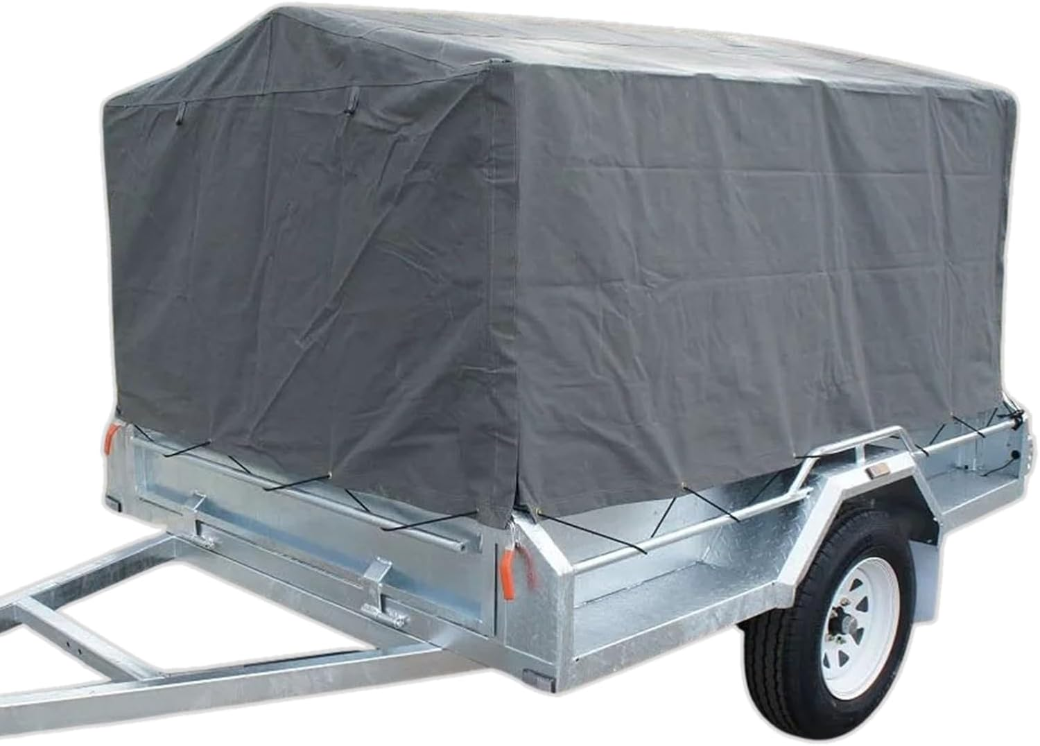 Superior 8X5 Box Trailer Cage Canvas Cover (900Mm) Heavy Duty Canvas 3 Foot image number 3