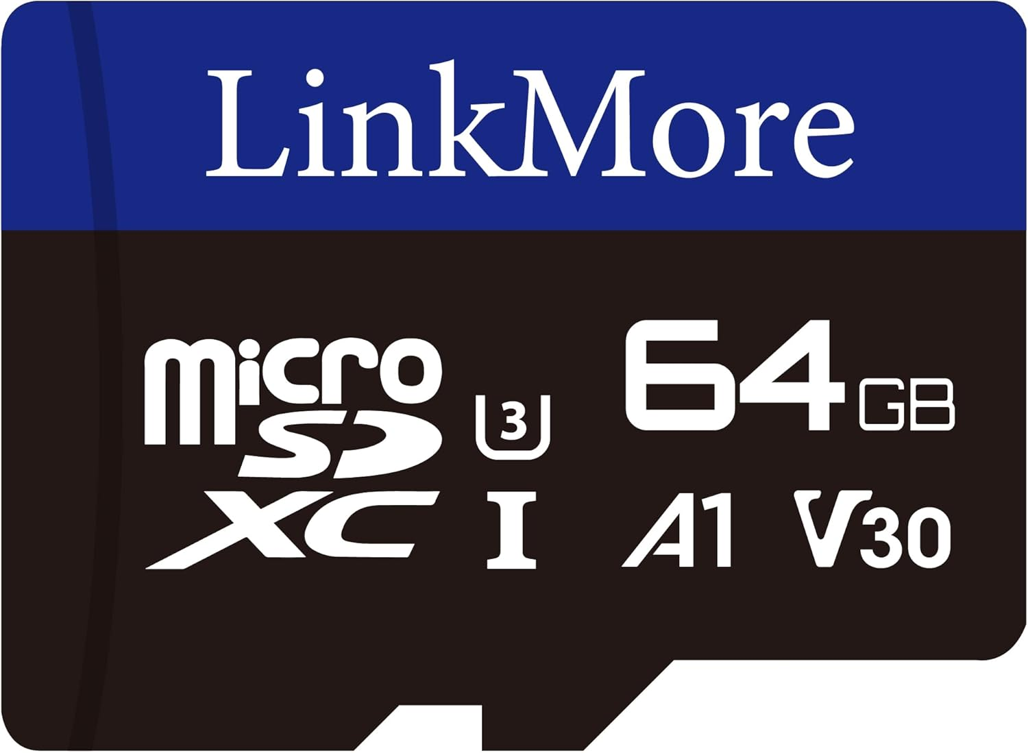 Linkmore XV13 64GB (2Pack) Microsd Memory Card, Microsdxc A1 UHS-I U3 V30 Class 10, Read up to 95 Mb/S, Write up to 45 Mb/S, SD Adapter Included