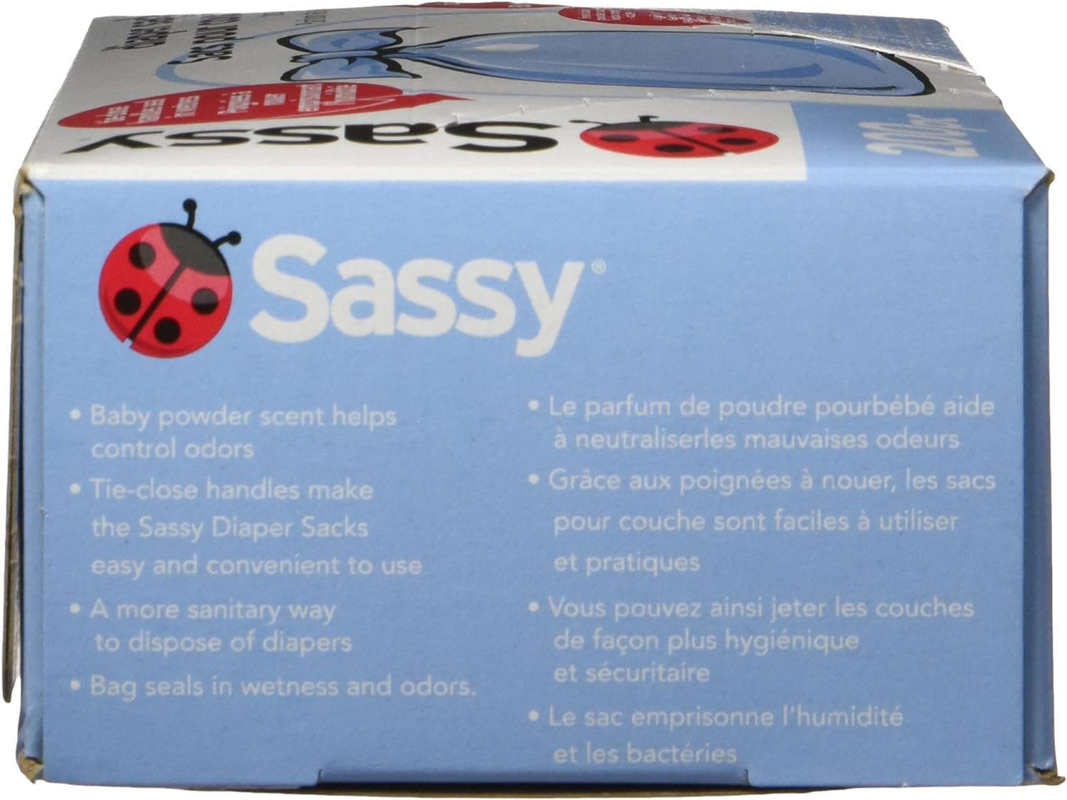 Sassy Baby Disposable Diaper Sacks, 200 Count, Packaging May Vary image number 3