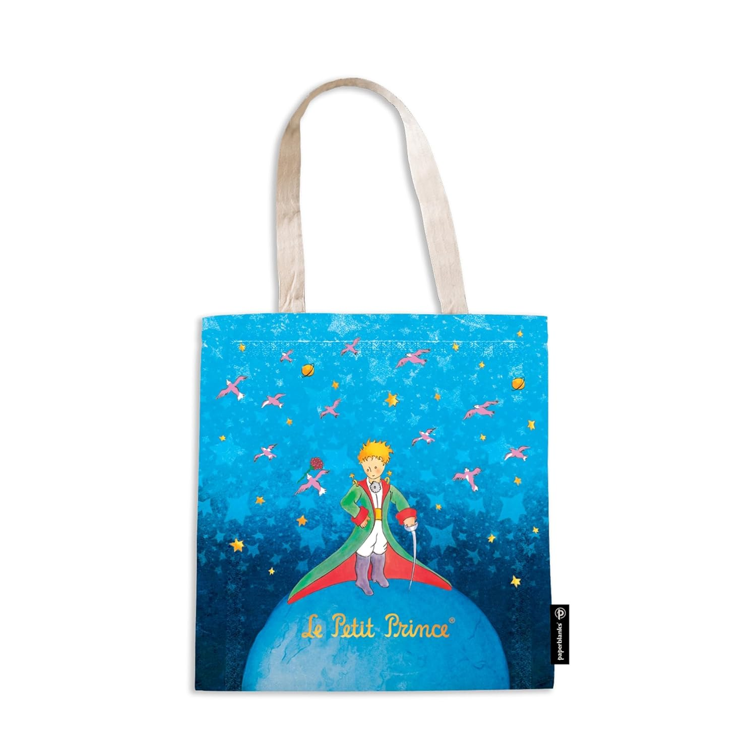 Saint-Exupery, the Little Prince (Embellished Manuscripts Collection) Canvas Bag image number 2
