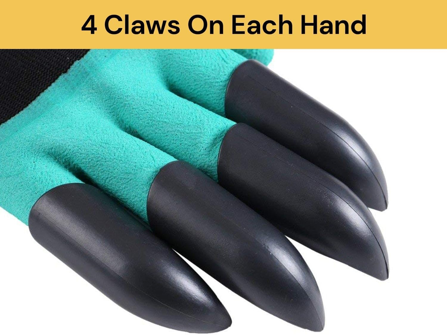 Spendeal Gardening Gloves with Claws 1 Pair for Men and Women Puncture Resistant Waterproof Garden Gloves Perfect for Gardeners Digging Weeding Seeding Poking image number 4