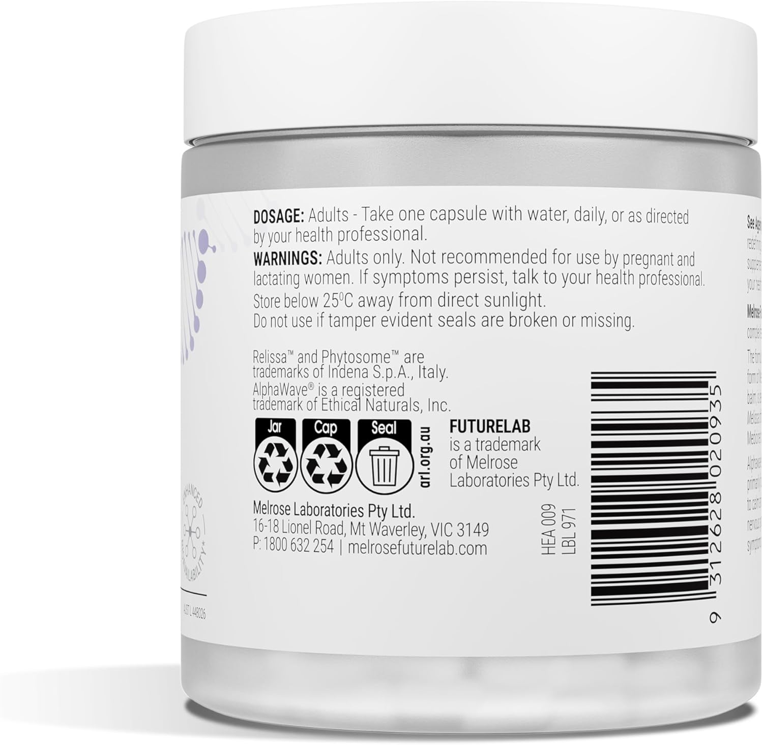 Melrose Futurelab Deep Wave Sleep Booster 30 Capsules image number 4