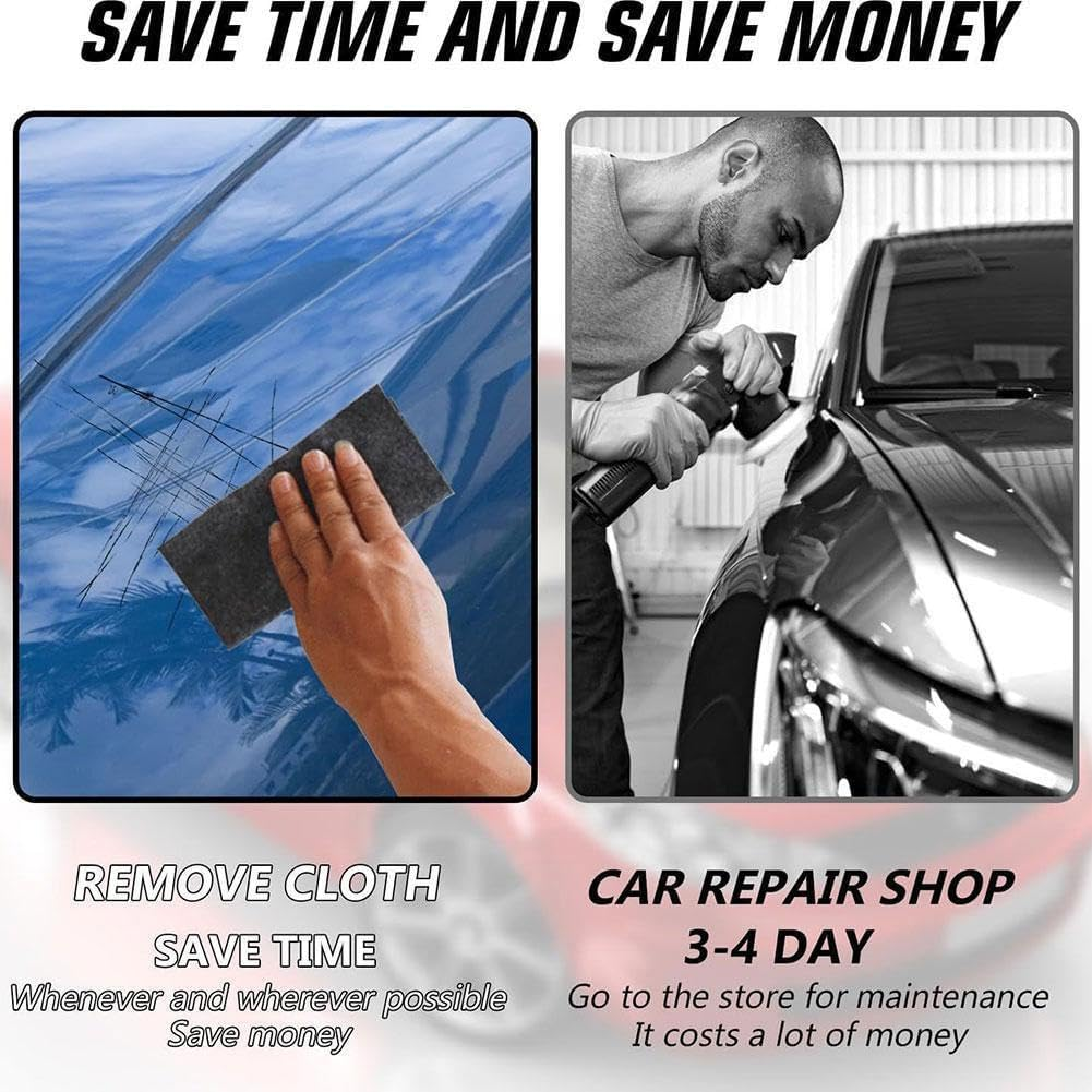 Car Scratch Remover, for Car Scratches,Multi-Purpose Nano Magic Cloth Easy to Repair Small Scratched Water Spots image number 5