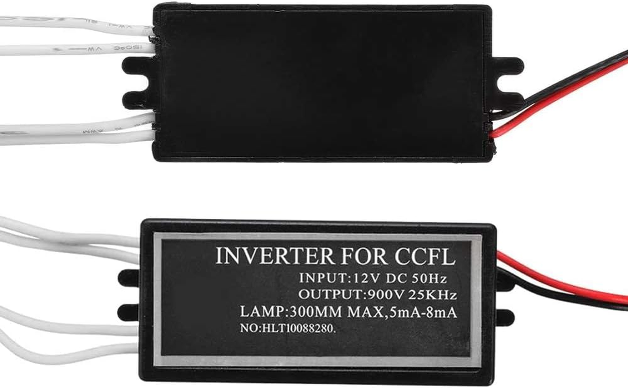Ijdmtoy Pair Replacement Dual-Connector CCFL Inverters Compatible with CCFL Cold Cathode Fluorescent Lamp Headlight Halo Angel Eyes Kit image number 4