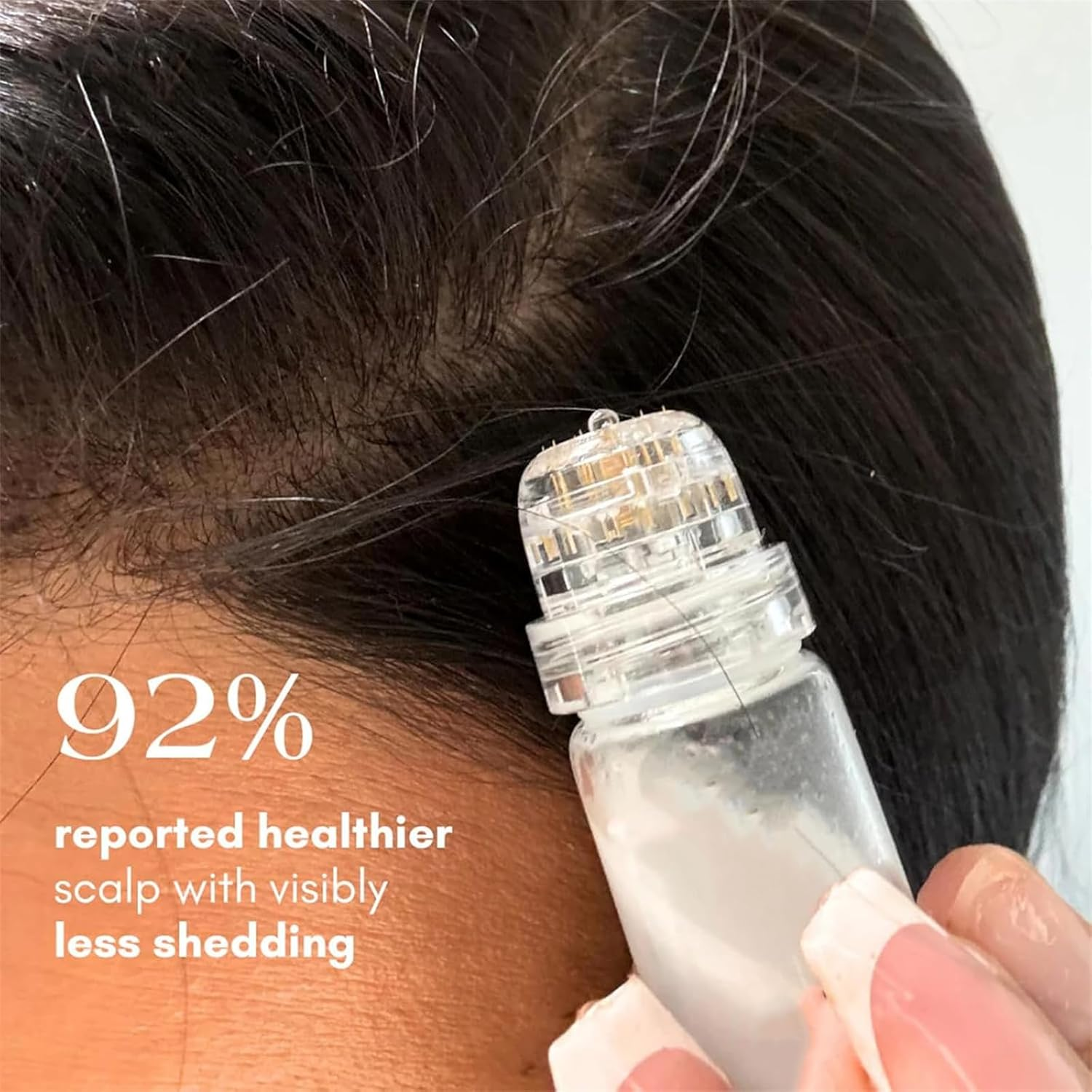 Alphainfuse Hair Regrowth System, Painless Microneedle Infusion Hairregrowth Solution, Scalp Nourishing Oil, Damage Repair, Loss Prevention, Enhances Thick Hair for Men Women (Typeb) image number 6