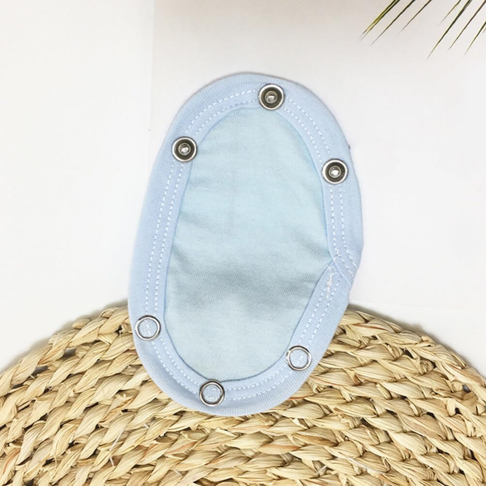 Holibanna 5Pcs Cotton Baby Bodysuit Extender Snap Set Soft Breathable Jumpsuit Extension for Boys Girls Easy Wear Toddler Outfit Accessory image number 4