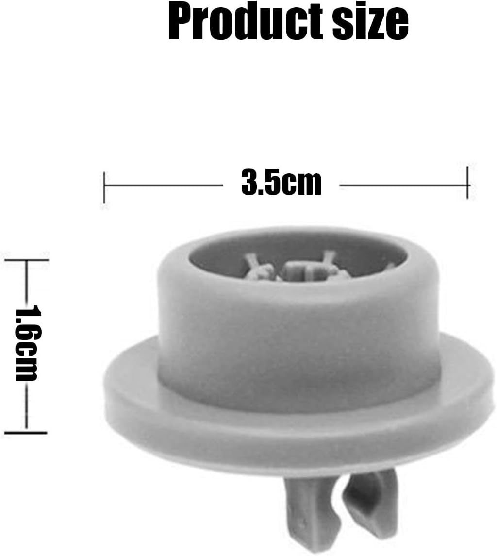 8Pcs Dishwasher Lower Rack Wheel Replacement, Lower Basket Wheel Replacement Parts, Compatible with Bosch Kenmore Neff Siemens Dishwashers, 8-Piece Set image number 4