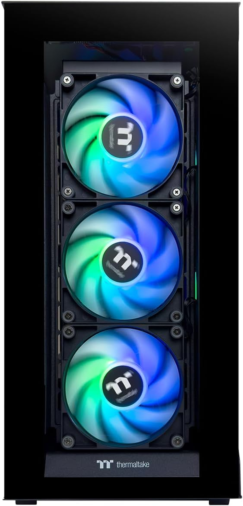 Thermaltake Computer System Rapture PRO V5 &ndash; AMD 7500F/ 4070 Super/ B650 Wifi/ 32G RGB D5/ Customizable LCD RGB AIO/ V350 Black, CA-4T2-00D1WA-02 image number 2