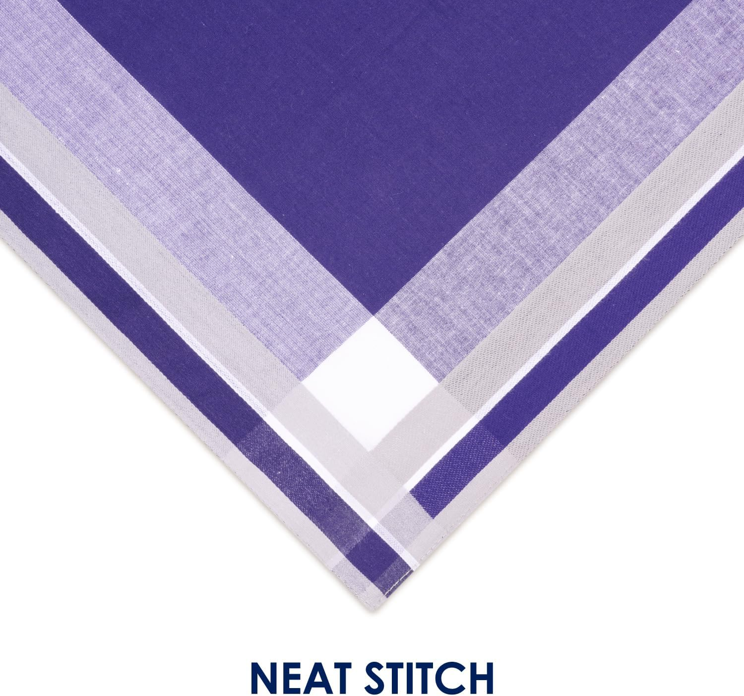 Selected Hanky Men'S Cotton Handkerchief 6 Piece Gift Set, - Pattern 11 image number 6