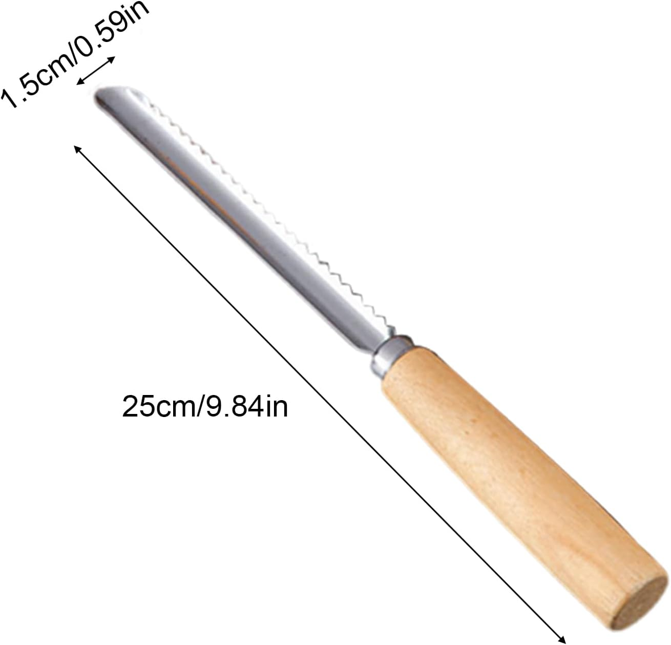 Fruit Corer | Manual Pitter Stainless Steel Multifunctional Manual Corkscrew Tool with Non-Slip Wooden Handle for Salad Prep Juice Canning