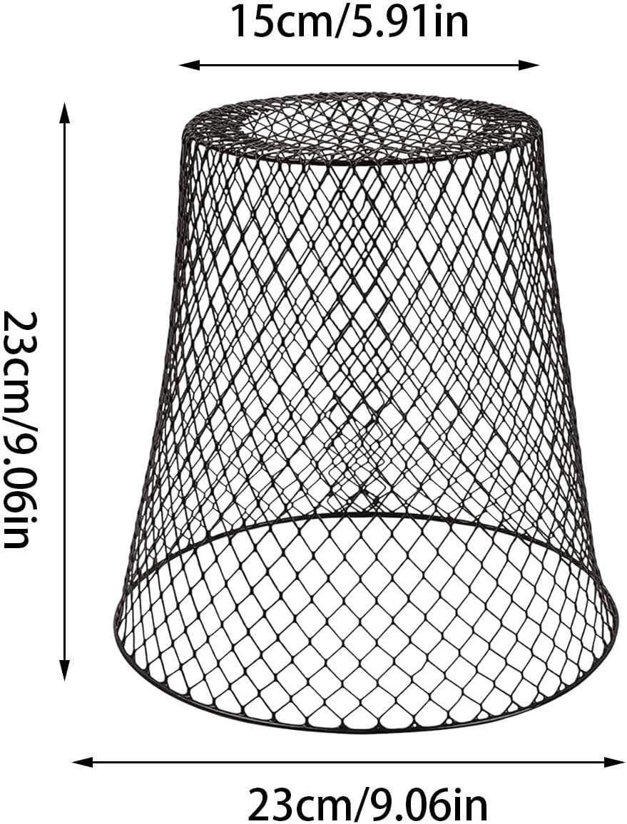 Garden Cloches for Plants - Plant Protectors for Garden,Protectors Metal Wire, Ultimate Protection from Animals, Sturdy Plant Cages for Outdoor - Black image number 2