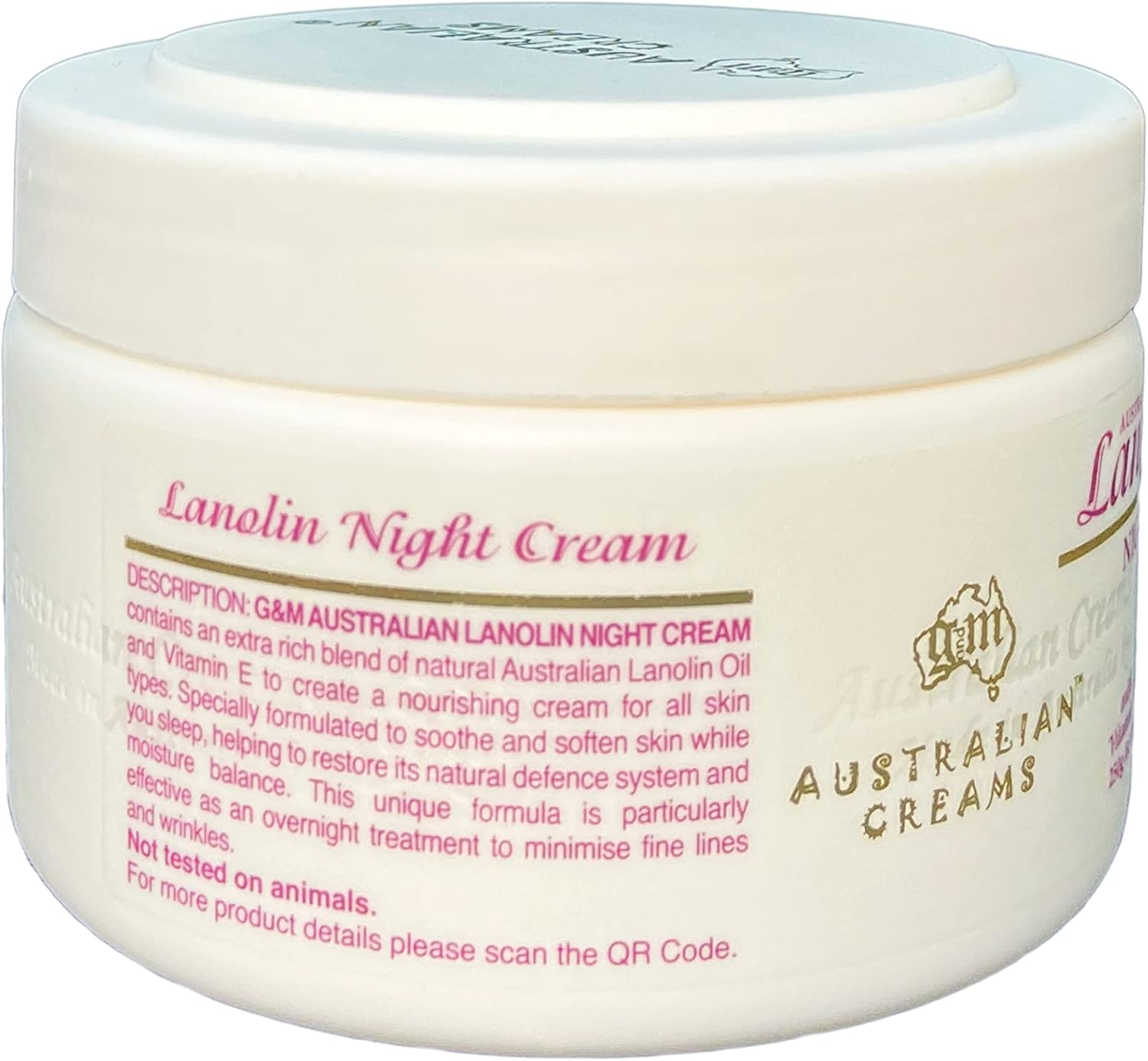 Australian Creams Lanolin Oil Night Moisturising Cream 250 G