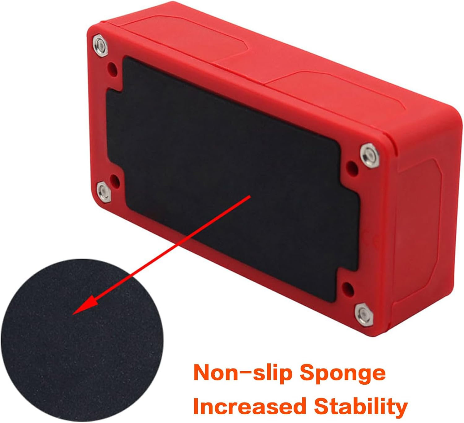 300A Bus Bar Box Heavy Duty Module Design Nickel Plated Brass Buss Battery Power Distribution 4Xm8(5/16") Stainless Steel Terminal Studs Marine Ground DC12 24 48V（Red） - Redblack image number 5