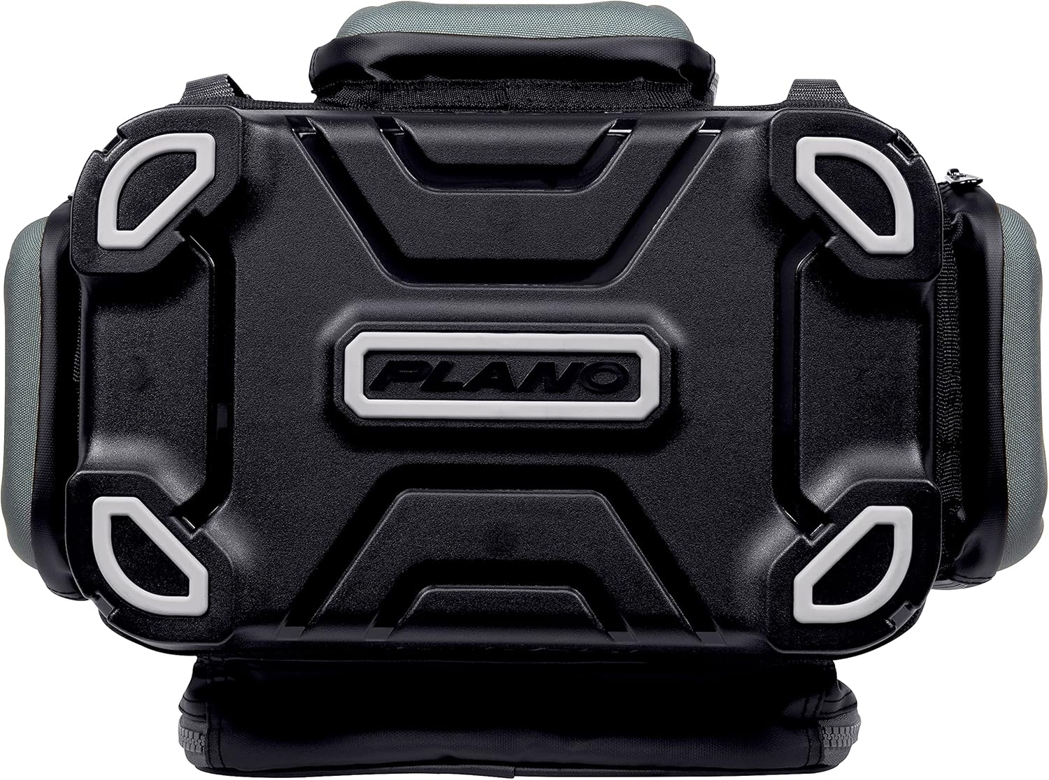 Plano KVD 3600 Signature Series Tackle Bag, Black with Red Stitching, Includes 3 Stowaway Utility Boxes, Customizable Fishing Storage, Water-Resistant TPE Coated Fabric image number 1