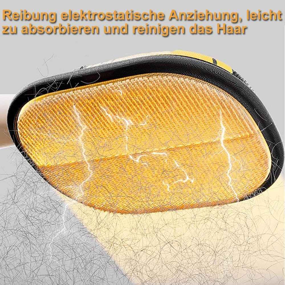 Voarge Pet Grooming Gloves, Reusable, Antistatic, for Dogs and Cats image number 4