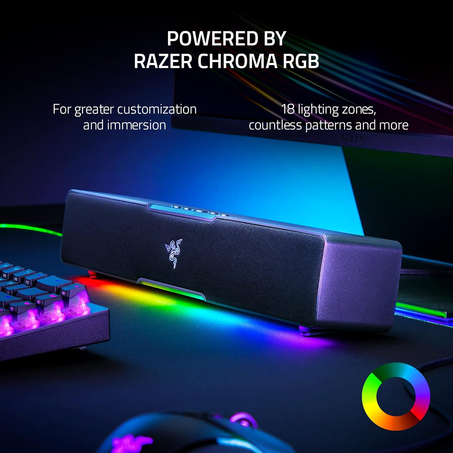 Razer Leviathan V2 X Multi-Driver PC Gaming Soundbar [RZ05-04280100-R3M1] image number 4