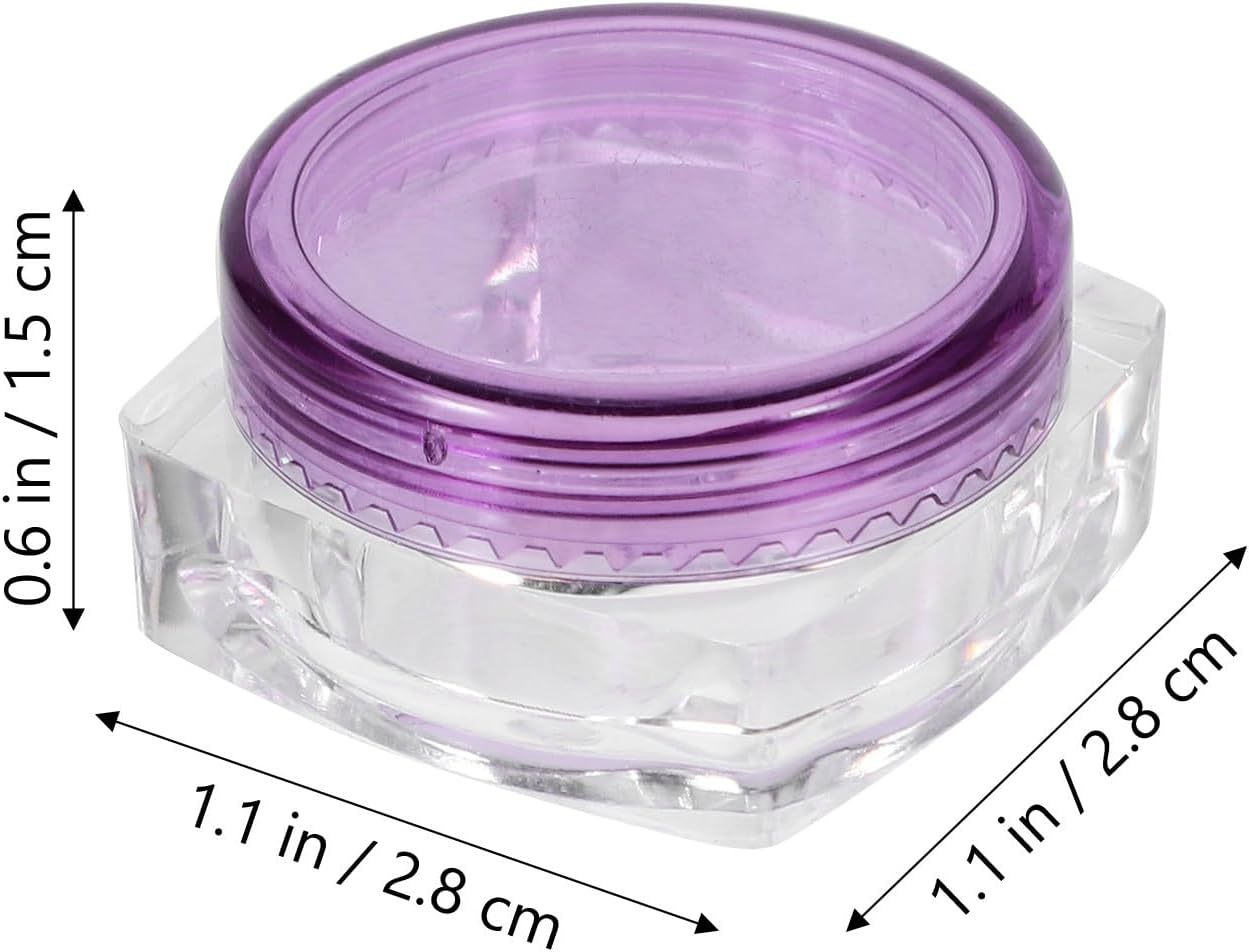 TOPPERFUN Small Travel Cream Containers 24Pcs 5G Refillable Face Cream Jars with Lids Portable Storage for Cosmetics image number 1