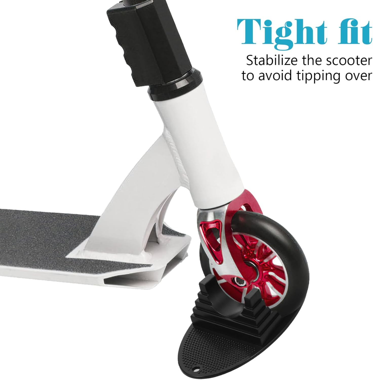 2Pcs Scooter Rack Scooter Holder Scooter Stand Plastic Scooter Storage Rack Scooter Parking Stand Scooter Parking Rack Scooter Wheel Storage Stand Scooter Parking Accessories image number 7