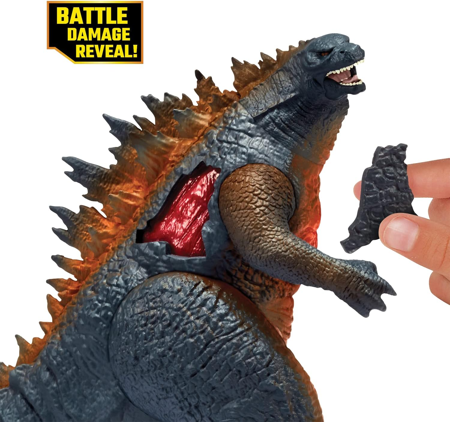 Monsterverse MN100000 6" City of Destruction Godzilla (2014) with Tank, Multi Colour image number 3