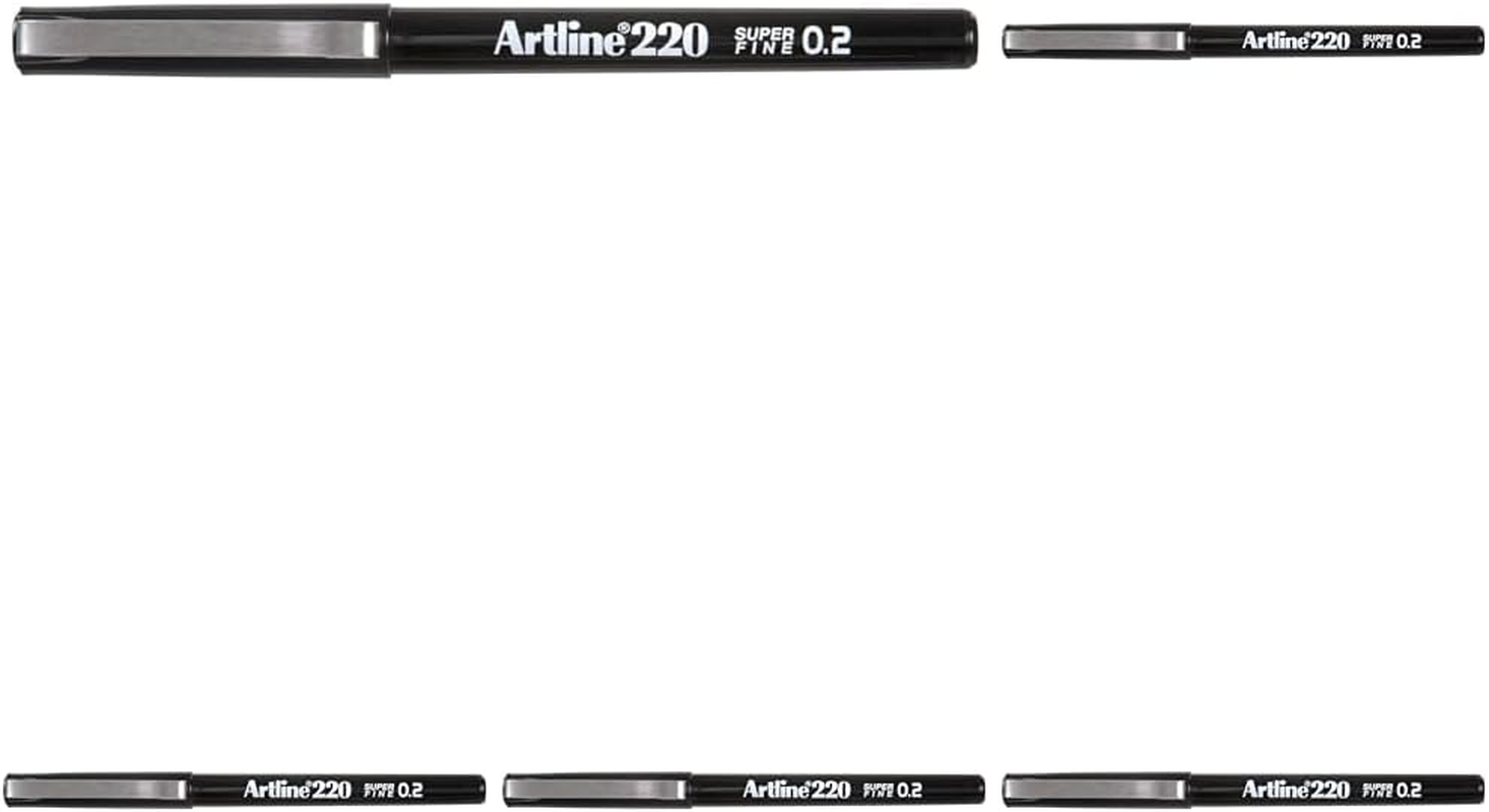 Artline 220, 122003, Fineliner Pen, 0.2Mm, Red, 1 Pack