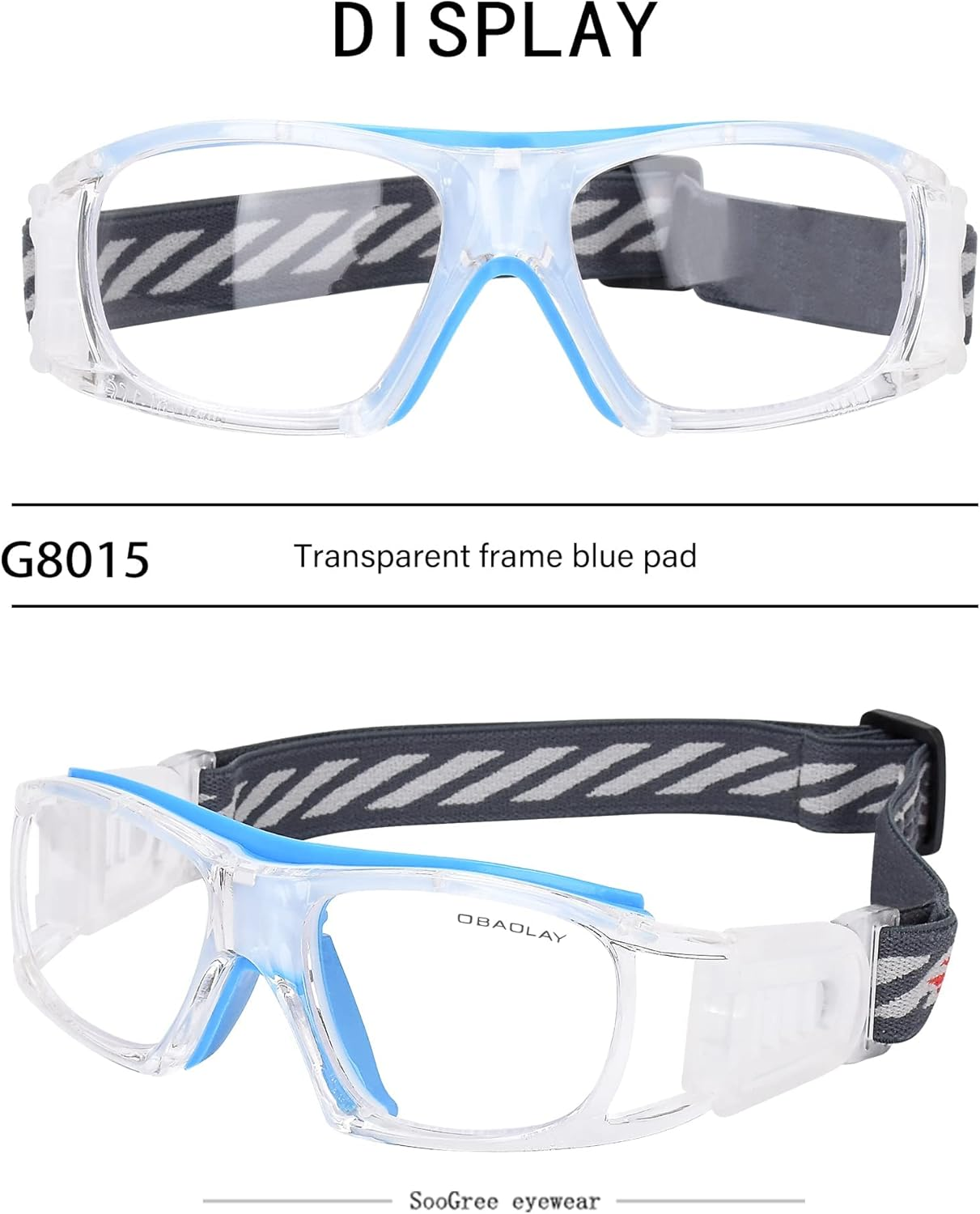 Sport Goggles Basketball Soccer Football Protective Eyewear Safety Goggles Adult Racquetball Goggles Lens Replaceable image number 6