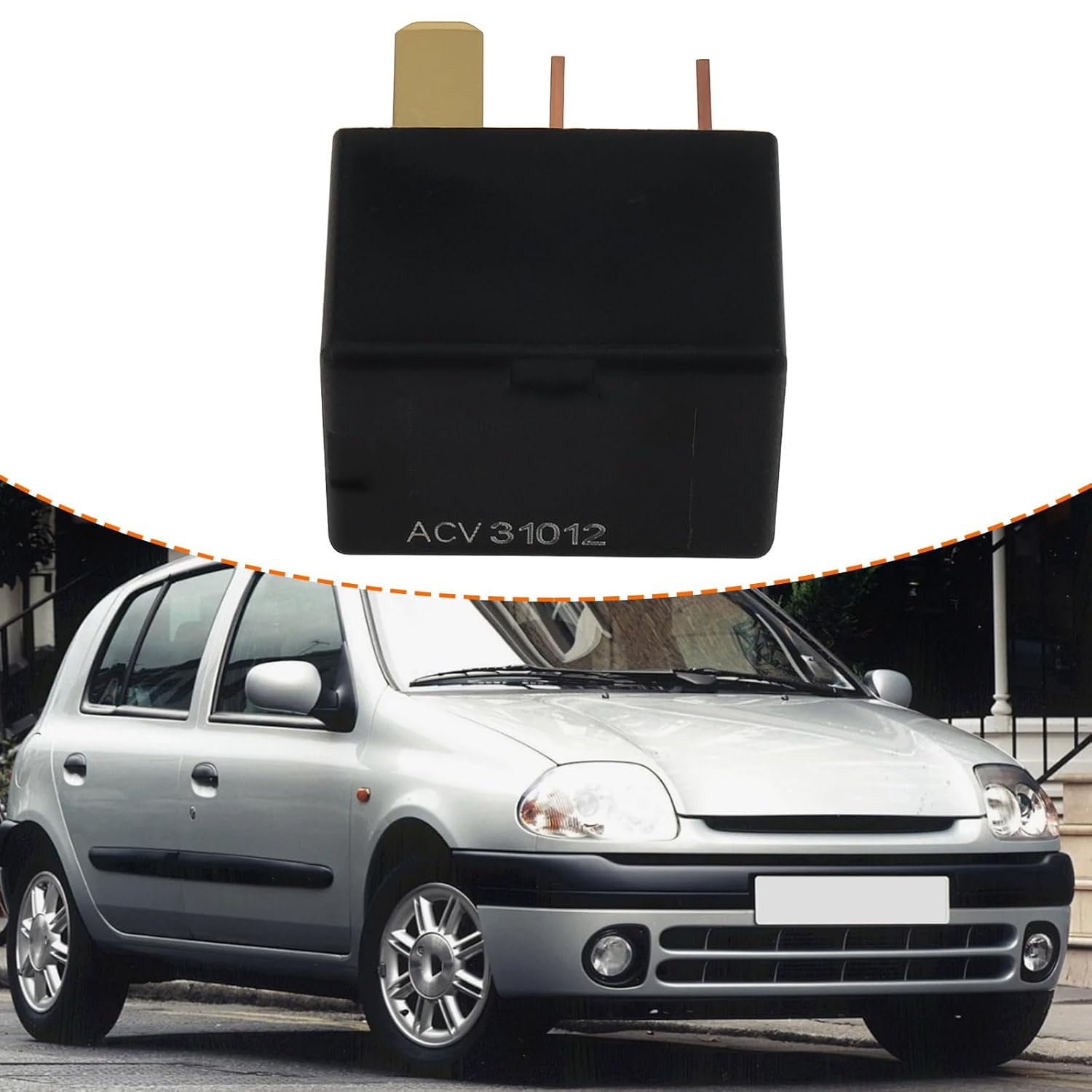 1X DC 12V Micro 4 PIN Automobile Relay ACV31012 Compatible with Renault Compatible with Nissan image number 4